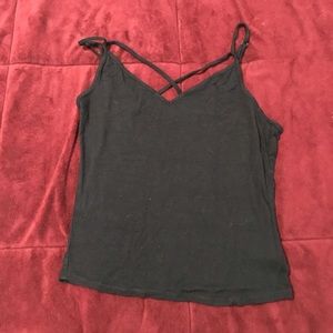 black tank top